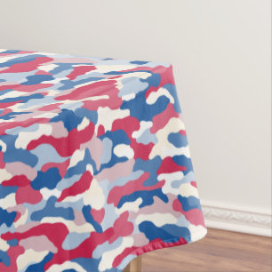 Nappe Camouflage rouge, blanc et bleu Patriotique