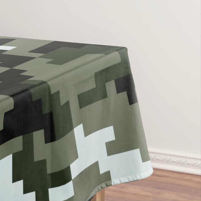 Nappe Camouflage urbain numérique à 8 bits / Camo (In Situ)