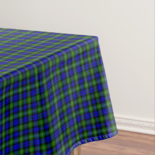 Nappe Campbell tartan bleu vert plaid