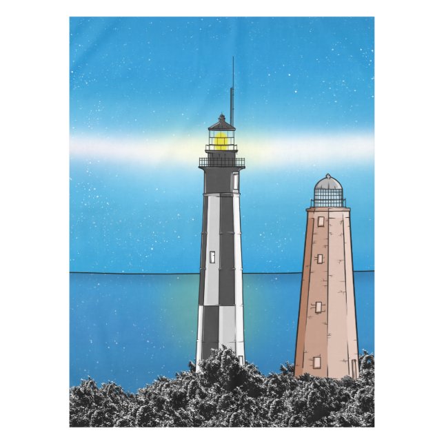 Nappe Cape Henry Lighthouse Virginia Chesapeake Bay (Devant)