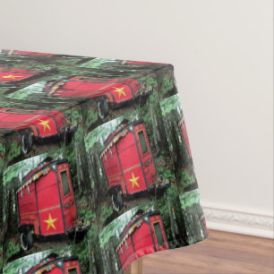 Nappe Caravane minuscule gitane rouge customisée