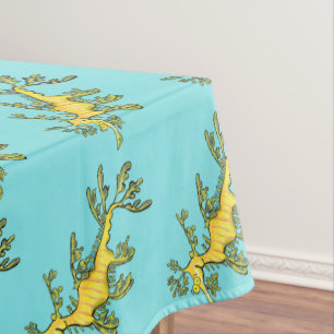 Nappe Caricature amusante de dragon de mer feuillu