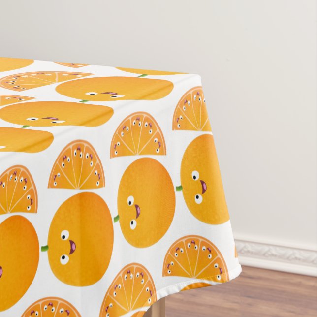 Nappe Caricature d'agrumes d'orange (In Situ)