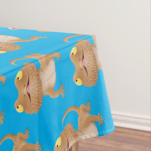 Nappe Caricature de lézard de dragon à barbe