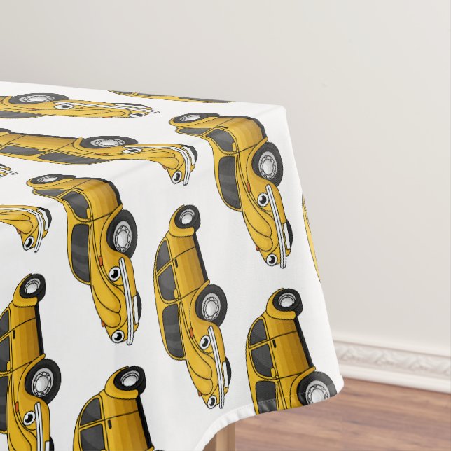 Nappe Caricature de voiture classique (In Situ)