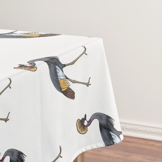 Nappe Caricature d'oiseau de grue couronné gris (In Situ)