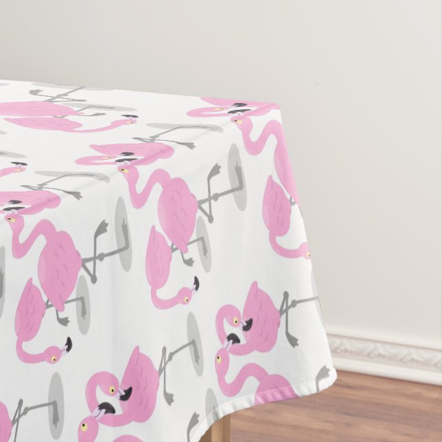Nappe Caricature en trio flamand rose mou (In Situ)