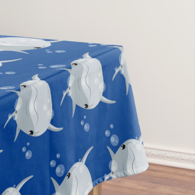 Nappe Caricature joli dauphin kawaii kawaii (In Situ)