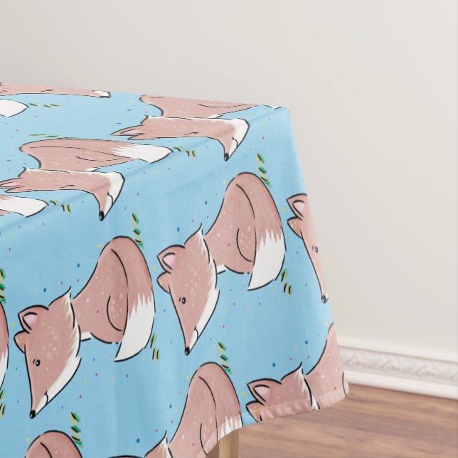 Nappe Caricature pour bébé renard (In Situ)