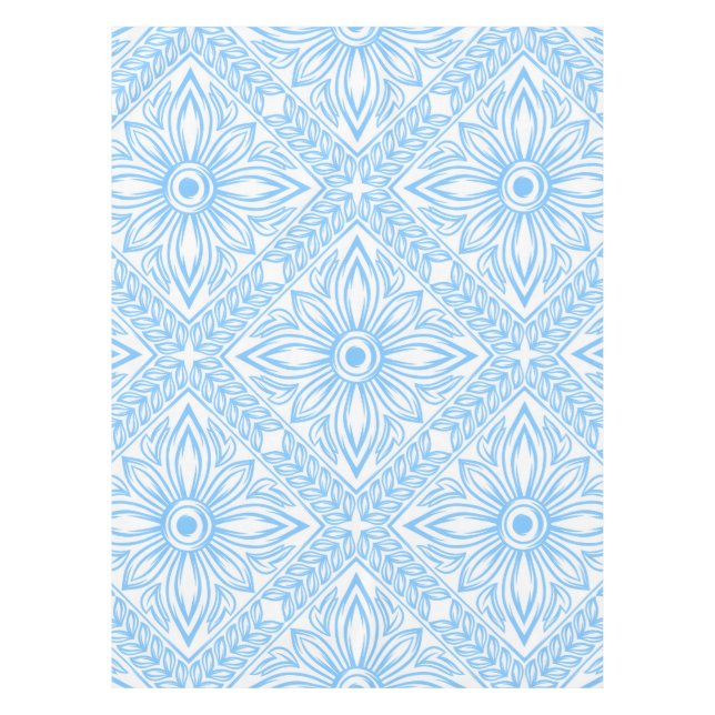 Nappe Carreau décoratif italien de Méditerranée bleue (Devant)