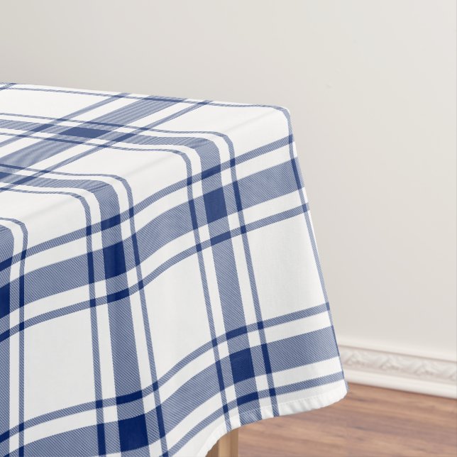 Nappe Carreaux bleus et blancs nautiques (In Situ)