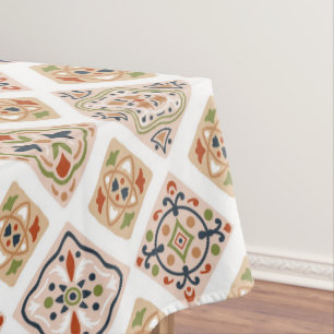 Nappe Carreaux décoratifs colorés motif