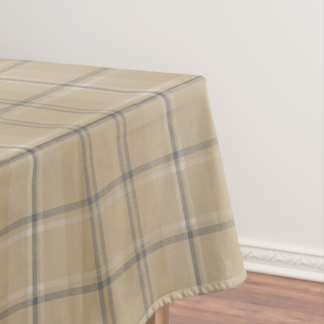 Nappe Carreaux écossais beige neutre (In Situ)