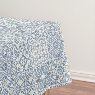 Nappe Carreaux Méditerranéens, Marocains, Majolique, Azu