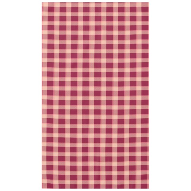 Nappe Carreaux tendance moderne plaid de Buffalo rouge  (Devant)