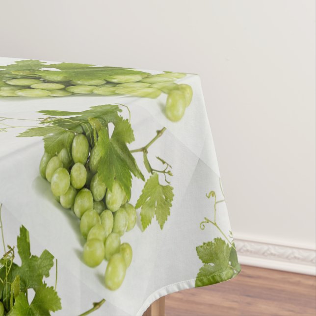Nappe carrée à motif de raisins verts (In Situ)