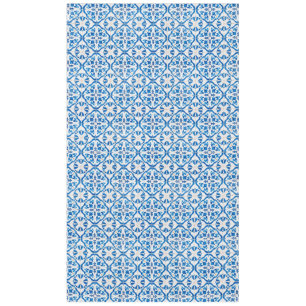 Nappe Carrelage Bleu Méditerranéen Motif - Elégant Azule