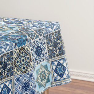 Nappe Carrelage méditerranéen, Portugais, Azulejo, Majol