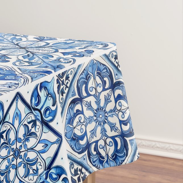 Nappe Carrelage méditerranéen, Portugais, Azulejo, Majol (In Situ)