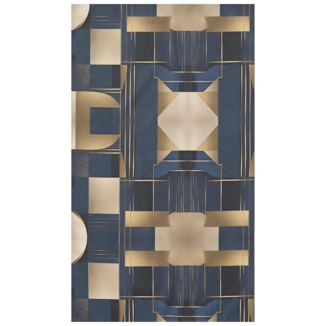 Nappe Carrés sur l'art Blue AI (Devant)