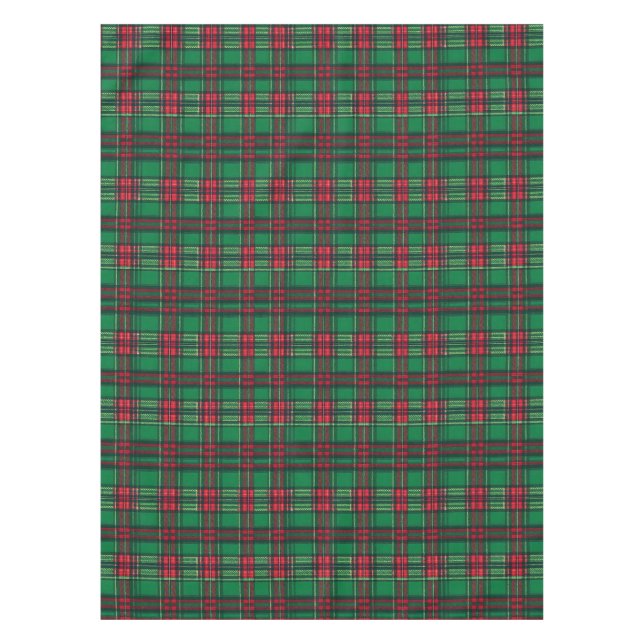 Nappe Carrés verts et rouges (Devant)