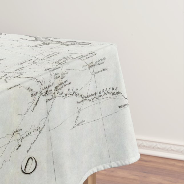 Nappe Carte du Texas et région du Nouveau Mexique (In Situ)