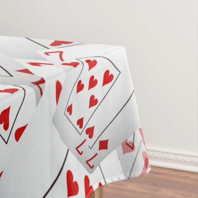 Nappe Cartes De Poker Coeur Et Diamants De Lucky Sevens, (In Situ)
