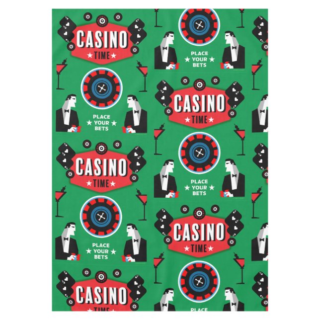 Nappe Casino Gambling Poker Roulette (Devant)
