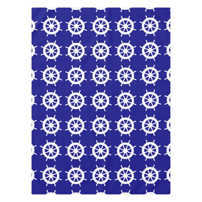 Nappe Casque bleu et blanc de la Marine (Devant)