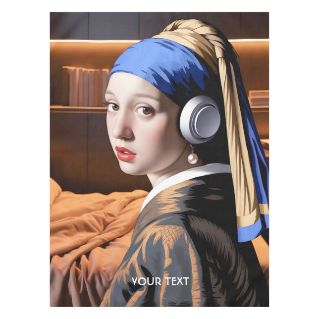 Nappe Casques de perle d'Imaginaire mignonne fille (Devant)