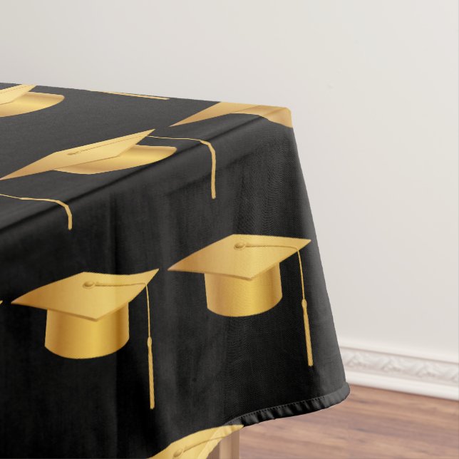 Nappe Casquette d'or moderne Tassel Black (In Situ)