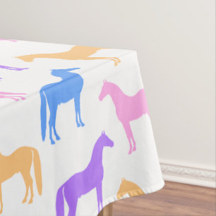 Nappe cavalier équestre coloré