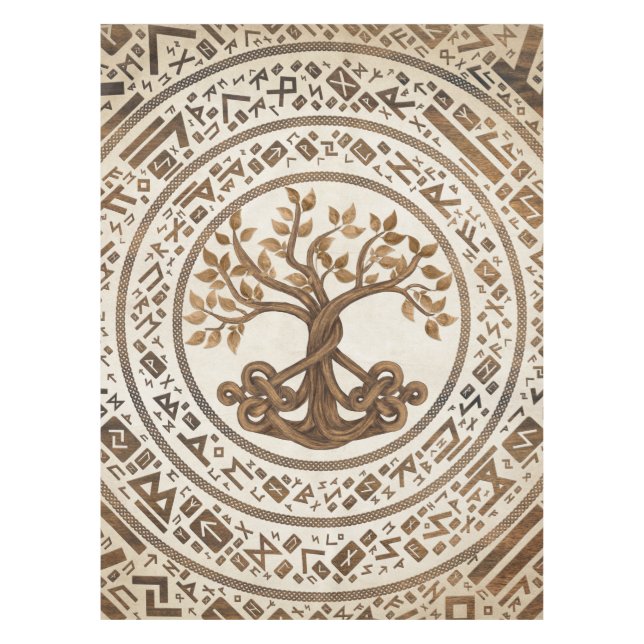 Nappe Celtic Knot Tree of life -Yggdrasil (Devant)