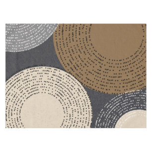 Nappe Cercles gris Brown minimalistes