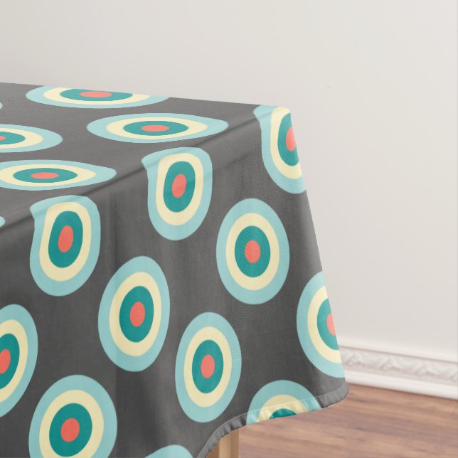 Nappe Cercles mixtes gris par Shirley Taylor (In Situ)