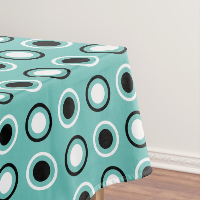 Nappe Cercles sur Turquoise (In Situ)