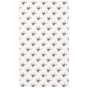 Nappe cerfs et flocons de neige vintages modernes