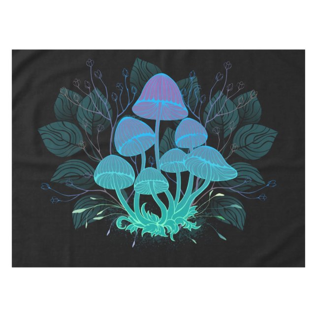 Nappe Champignons dans les buissons (Devant (Horizontal))