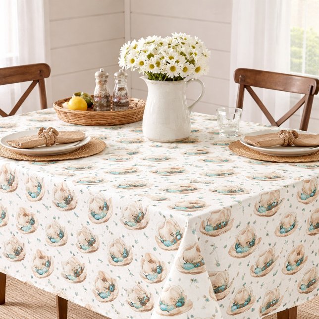 Nappe Chapeaux de Cowboy Accents Turquoise (Créateur téléchargé)