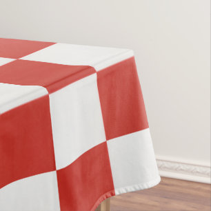 Nappe Charme Intemporel BBQ Rouge et Blanc à Carreaux