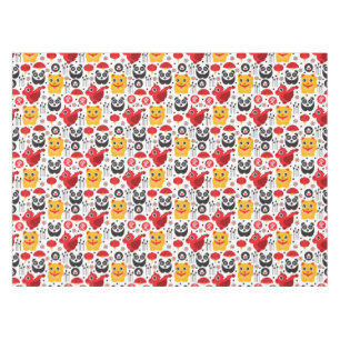 Nappe Chat, dragon, et panda chanceux de la Chine