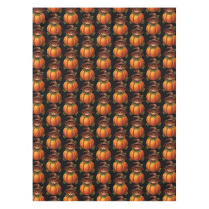 NAPPE CHAT DRÔLE CITROUILLE MIGNON