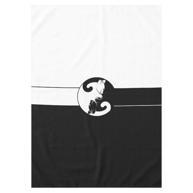 Nappe Chats de Yin Yang (Devant)