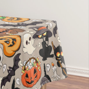 Nappe Chats drôles de Halloween Fête