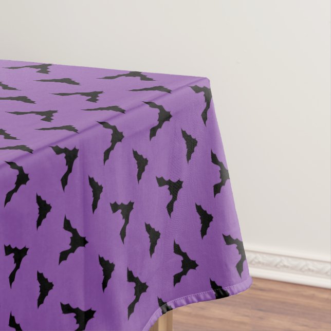 Nappe chauve-souris halloween violet (In Situ)