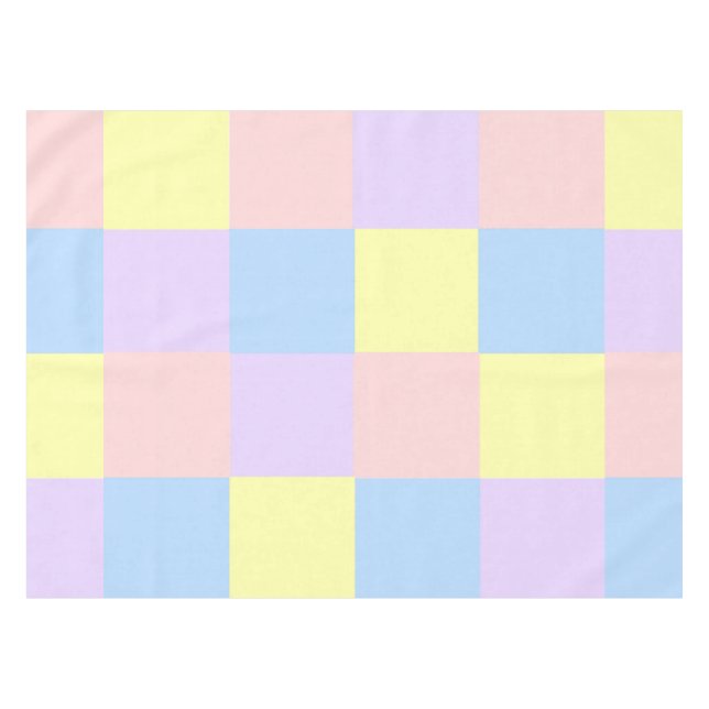 Nappe Checkers Pastel Spring (Devant (Horizontal))