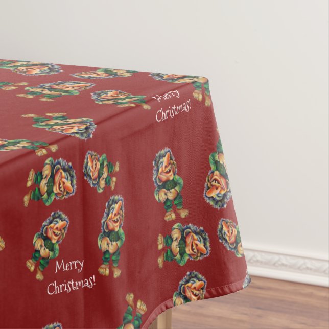 Nappe Cheeky Christmas Troll et Tree Delight (In Situ)