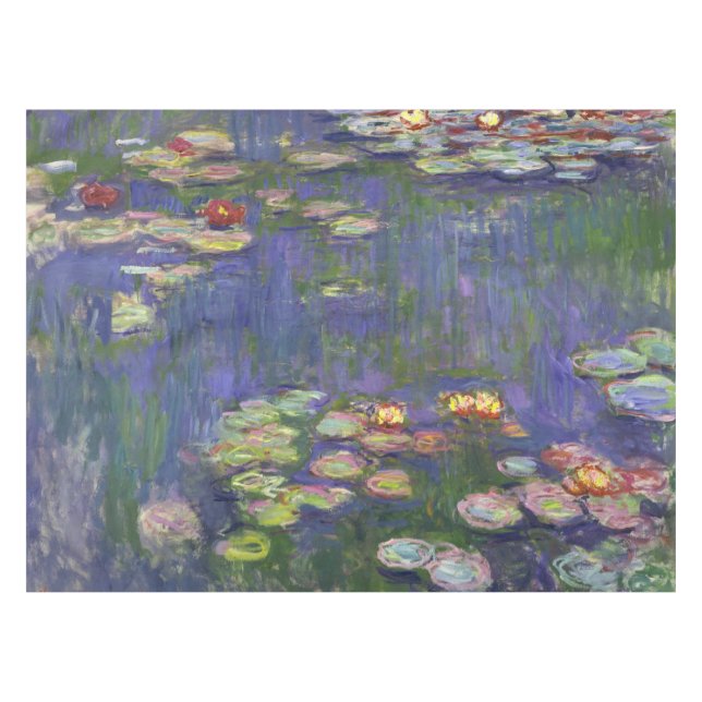 Nappe Chefs-d'œuvre de peinture de Nymphéas de Monet (Devant (Horizontal))