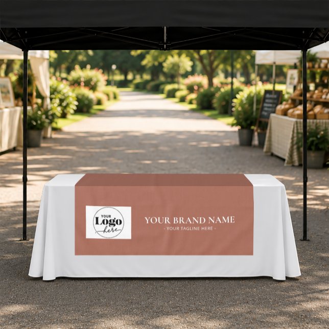 Nappe Chemin de table avec logo Terracotta (Créateur téléchargé)