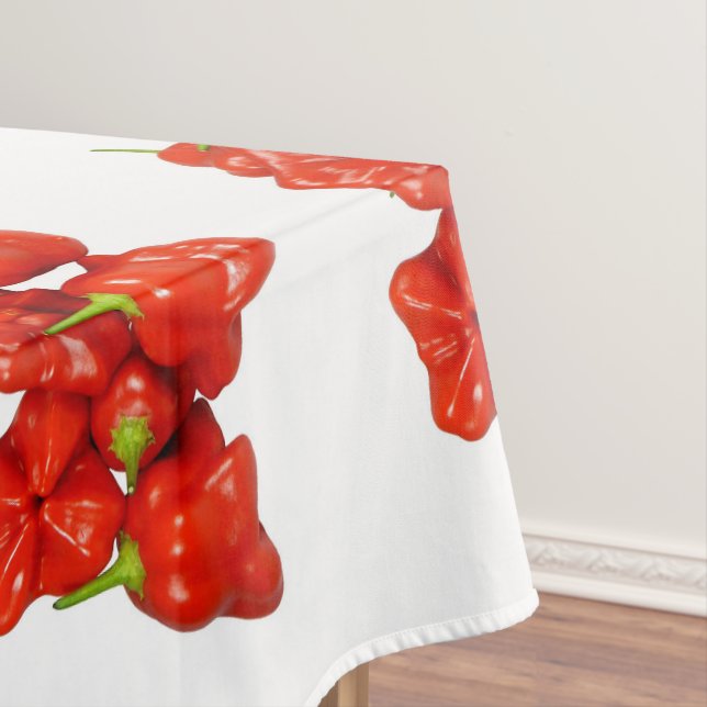 Nappe Chemise de table en coton au piment Capsicum Chine (In Situ)